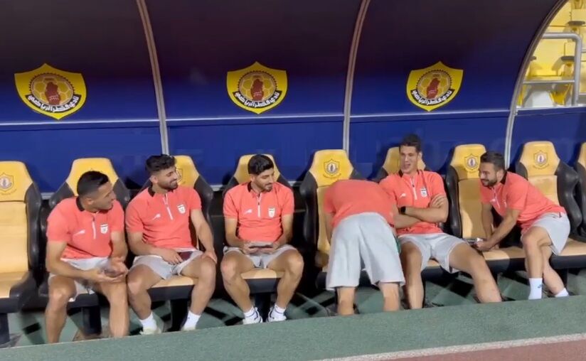 ببینید| شوخی قلیزاده با مدل خوابیدن میلاد محمدی در هواپیما! ببینید| شوخی قلیزاده با مدل خوابیدن میلاد محمدی در هواپیما!