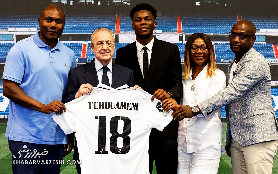 معارفه اورلین شوامنی در رئال‌مادرید