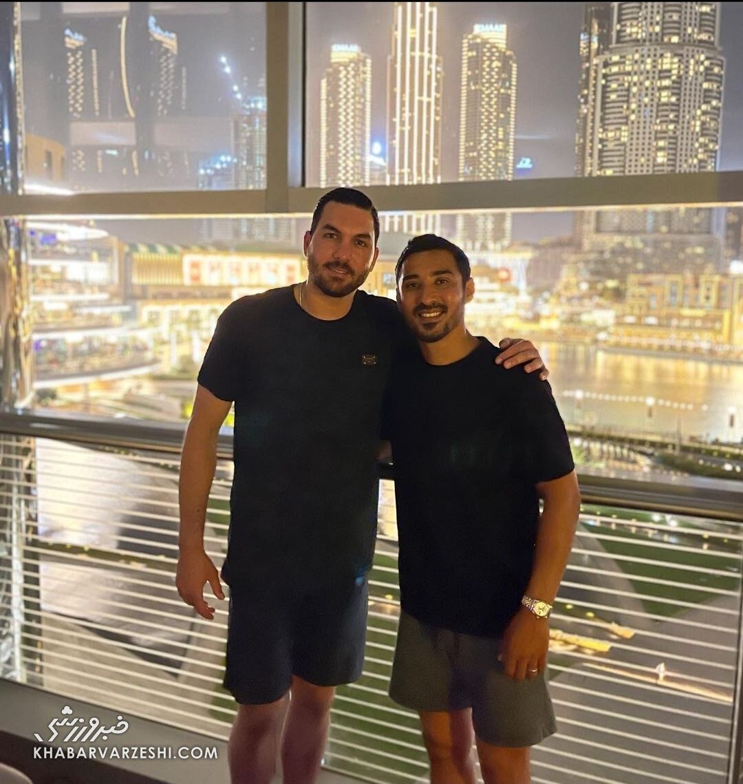عکس| دیدار دو شاگرد کیروش در دوبی