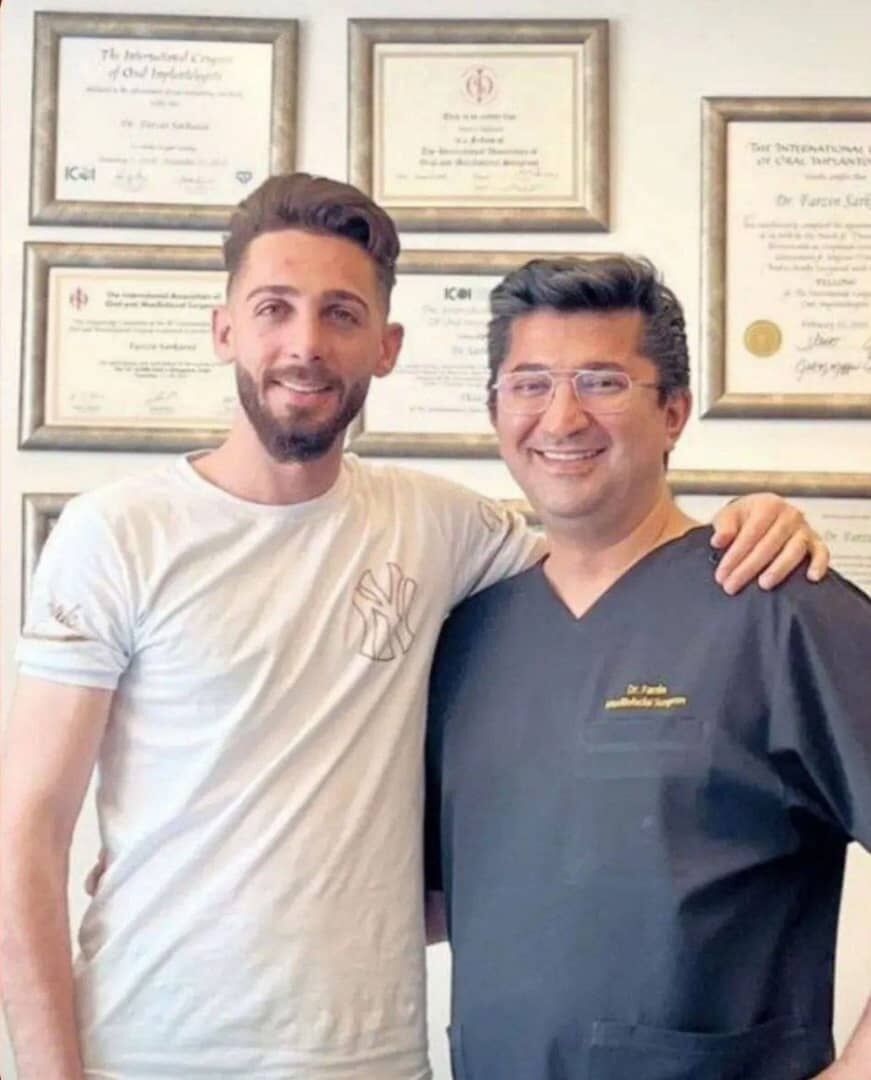 عکس | رونمایی بازیکن پرسپولیس از چهره جدیدش بعد از عمل زیبایی