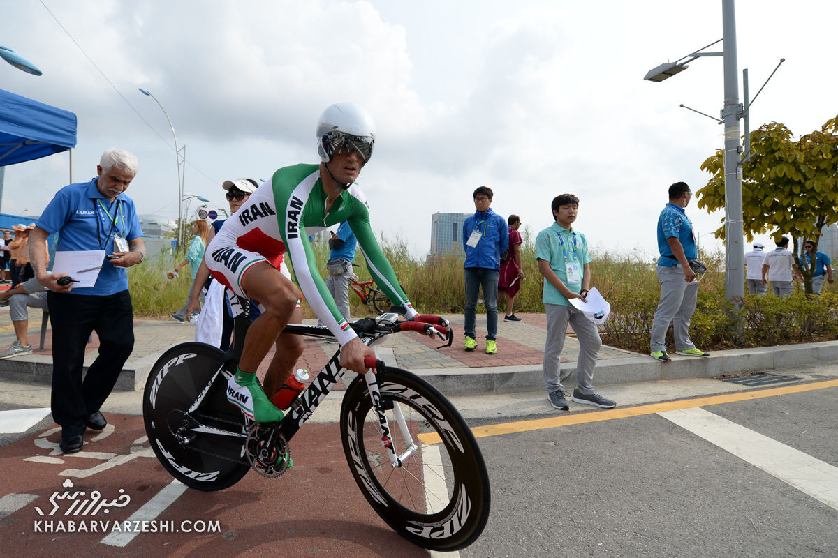 دومین برنز گنج خانلو در دوچرخه سواری قهرمانی آسیا