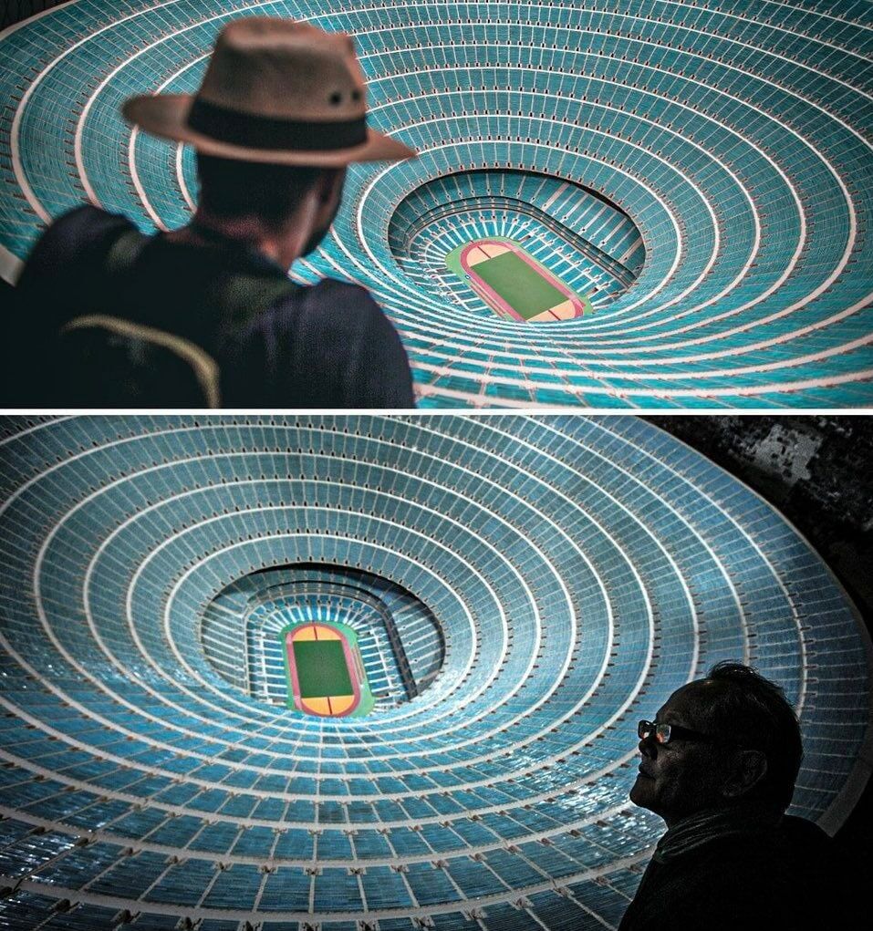 عکس| طراحی شگفت انگیز یک ورزشگاه با گنجایش یک میلیون نفر