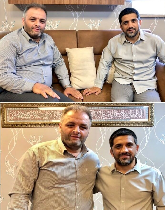 عکس| رئیس فدراسیون کشتی در فدراسیون وزنه برداری!