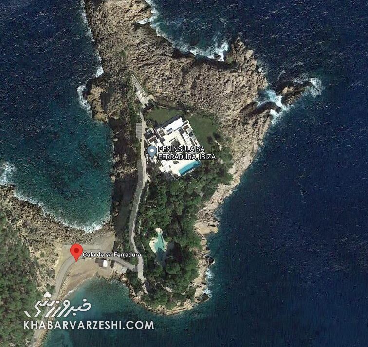 تعطیلات تابستانی مسی در لاکچری‌ترین حالت ممکن/ لئو و دوست صمیمی‌اش در یک جزیره خصوصی/ تصویر هوایی این جزیره خاص را ببینید