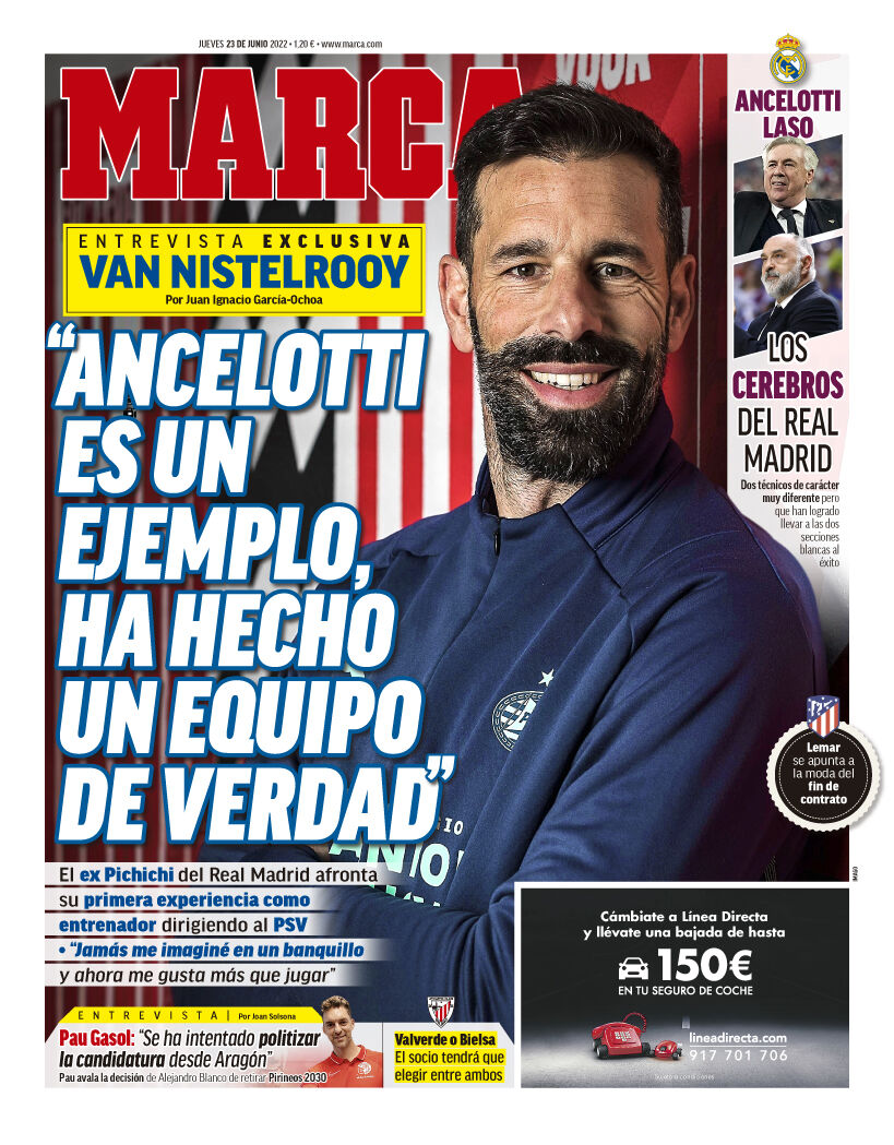 روزنامه مارکا| آنچلوتی یک نمونه است، او یک تیم واقعی ساخته روزنامه مارکا| آنچلوتی یک نمونه است، او یک تیم واقعی ساخته