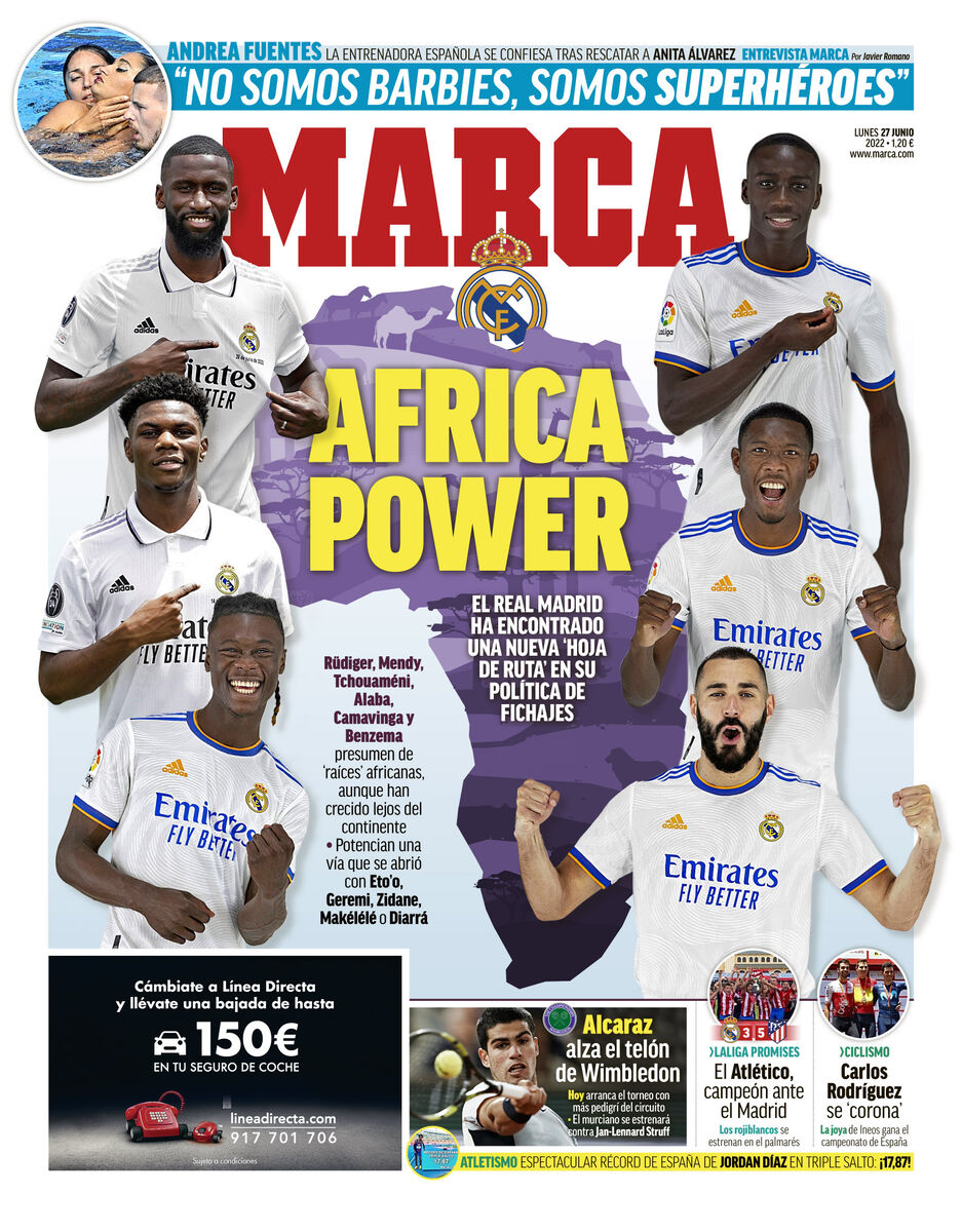 روزنامه مارکا| قدرت آفریقا