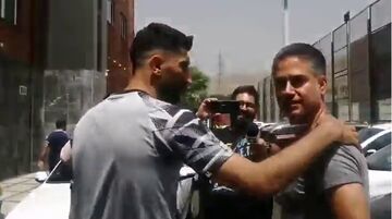 ویدیو| حضور حمید مطهری در تمرین امروز پرسپولیس