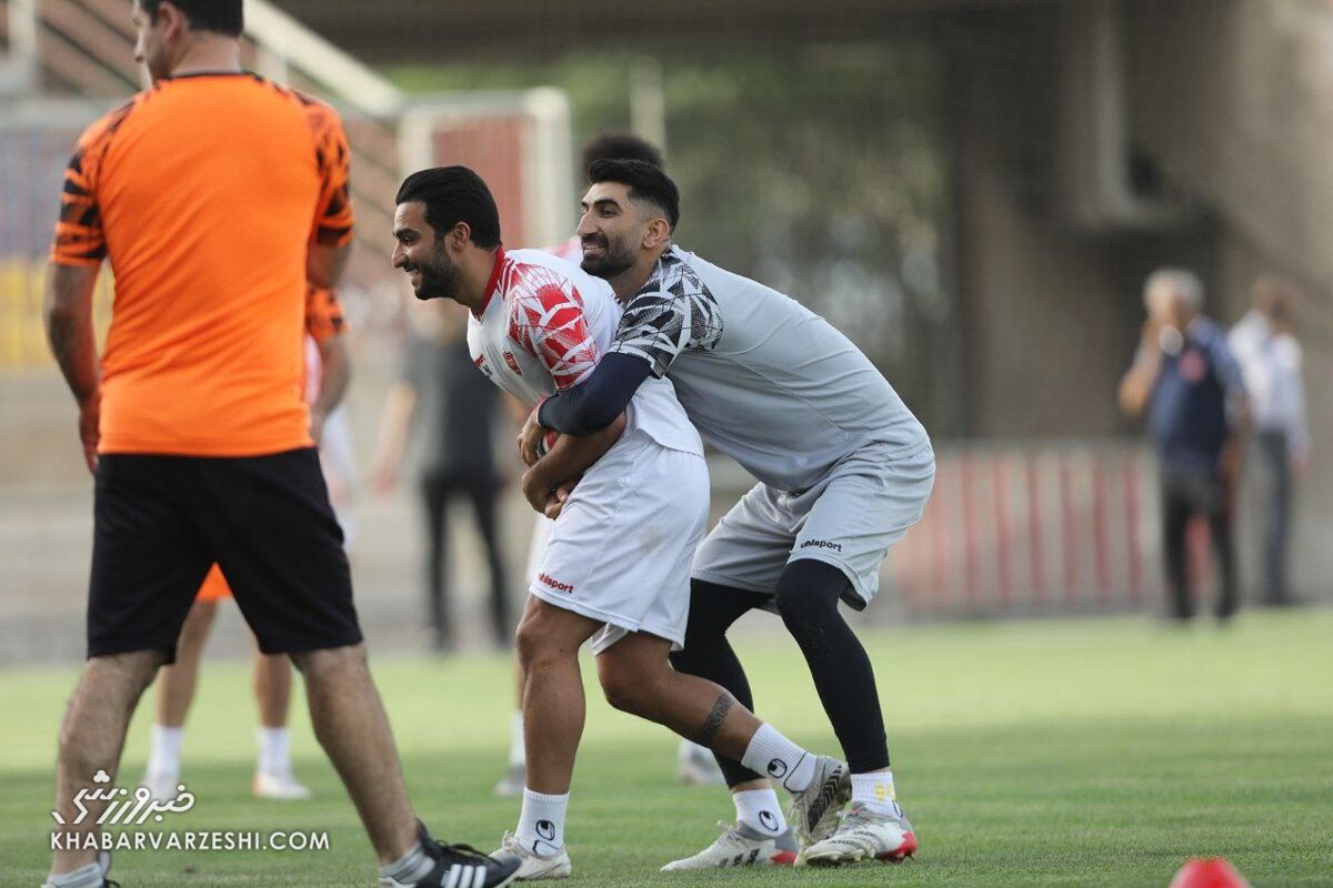 عکس| حضور یاغی کشتیگیر در تمرین پرسپولیس!