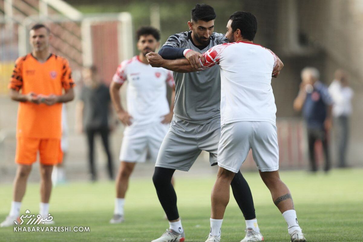 عکس| حضور یاغی کشتیگیر در تمرین پرسپولیس!