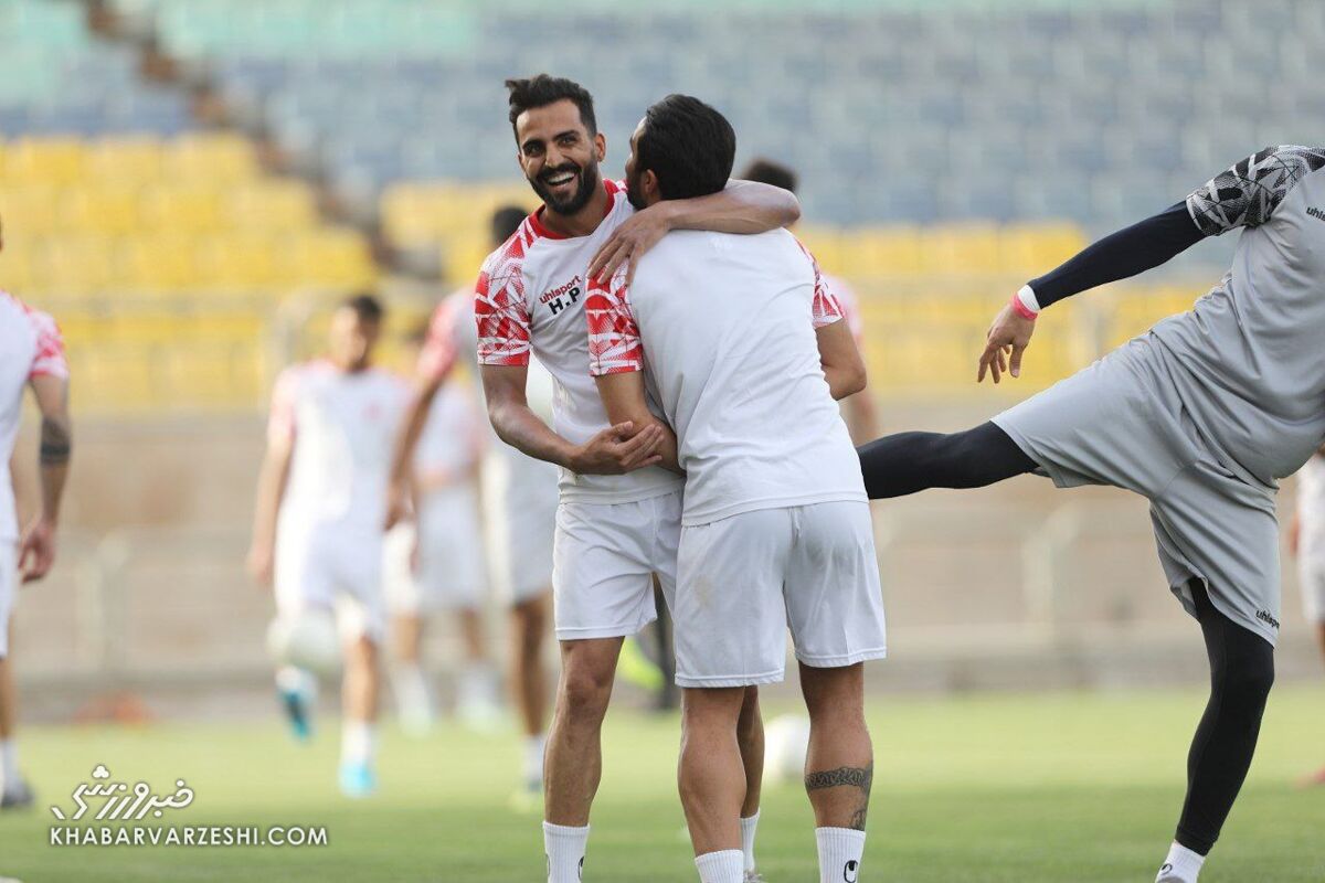 عکس| حضور یاغی کشتیگیر در تمرین پرسپولیس!