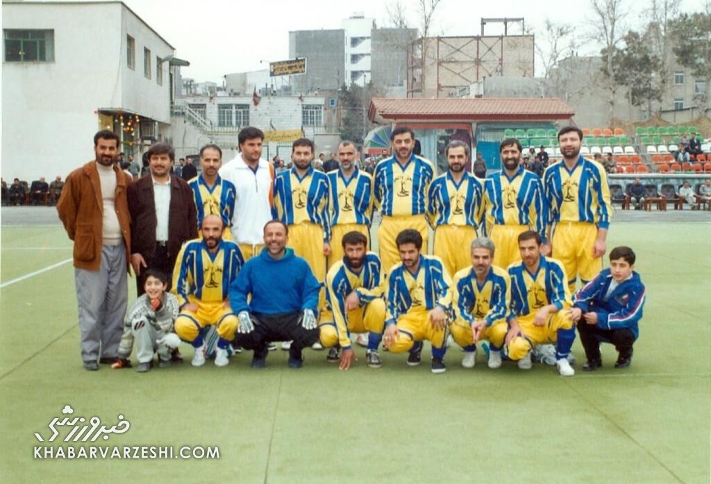 عکس| تصویر پدر موشکی ایران در لباس فوتبال پیش از شهادت