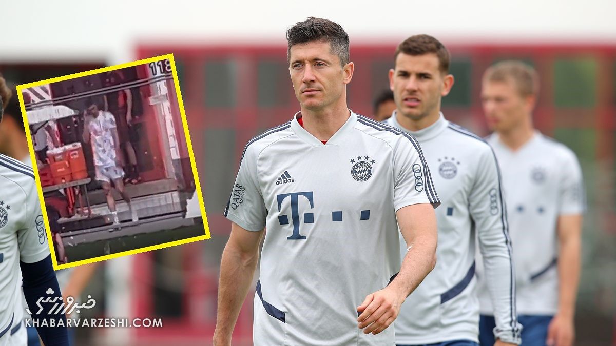 لواندوفسکی به تمرین بایرن برگشت!/ تصاویری از بازگشت یاغی