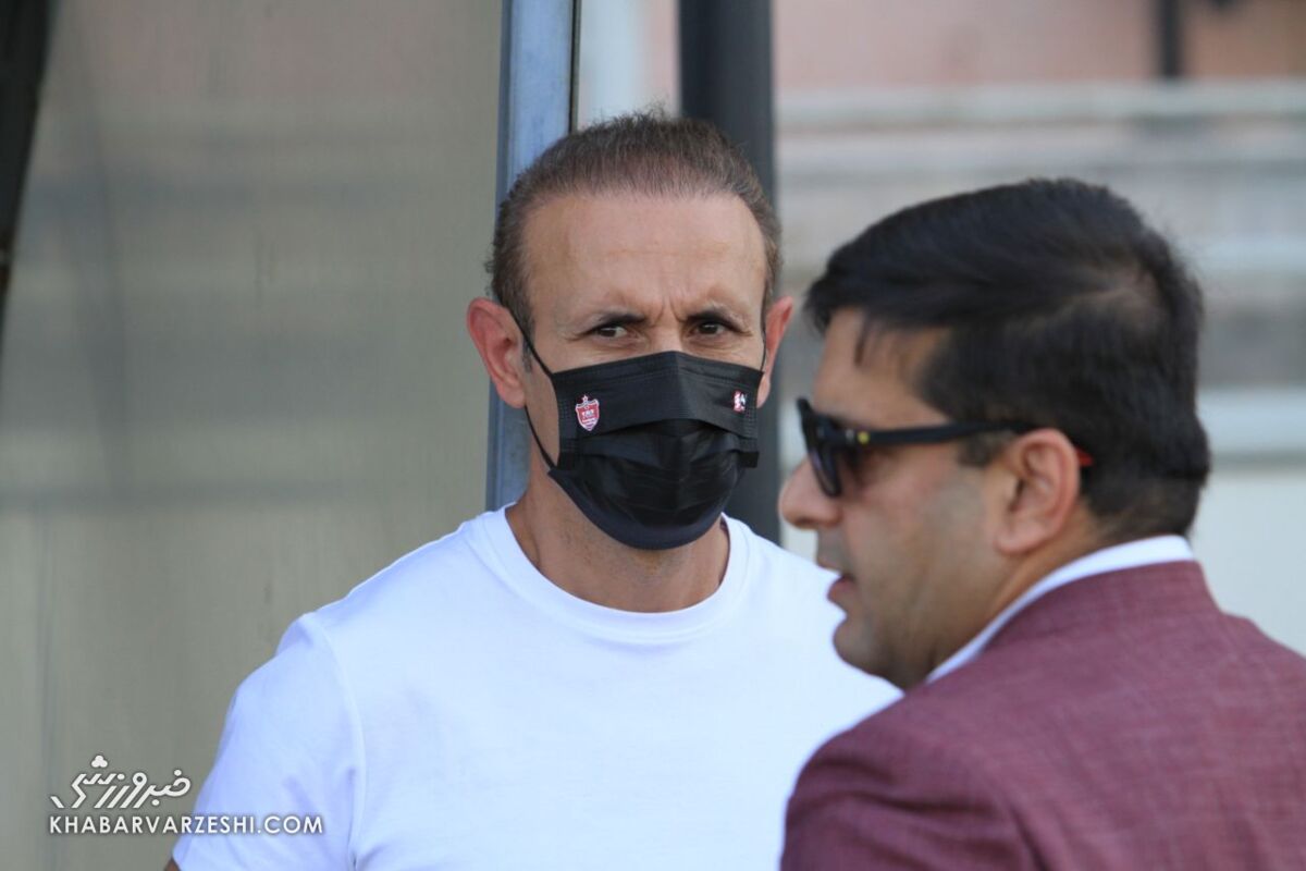 عکس| پیغام ویژه یحیی قبل از بازی اولین بازی پرسپولیس در رقابت های لیگ برتر 