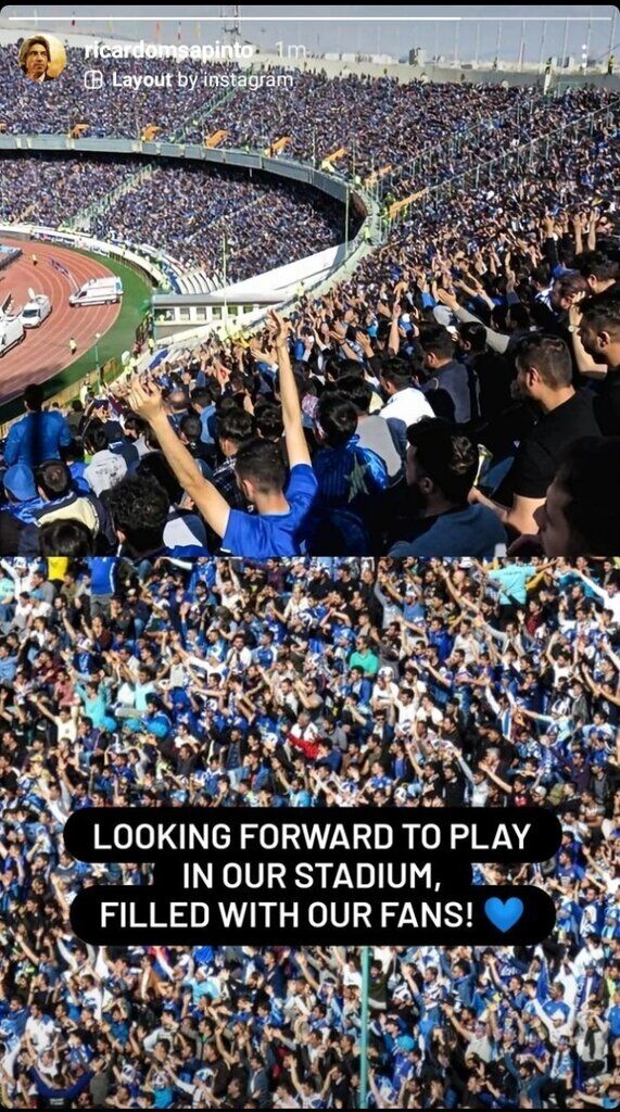 عکس| پیام ویژه ساپینتو برای هواداران استقلال/ هیجان زدگی سرمربی پرتغالی