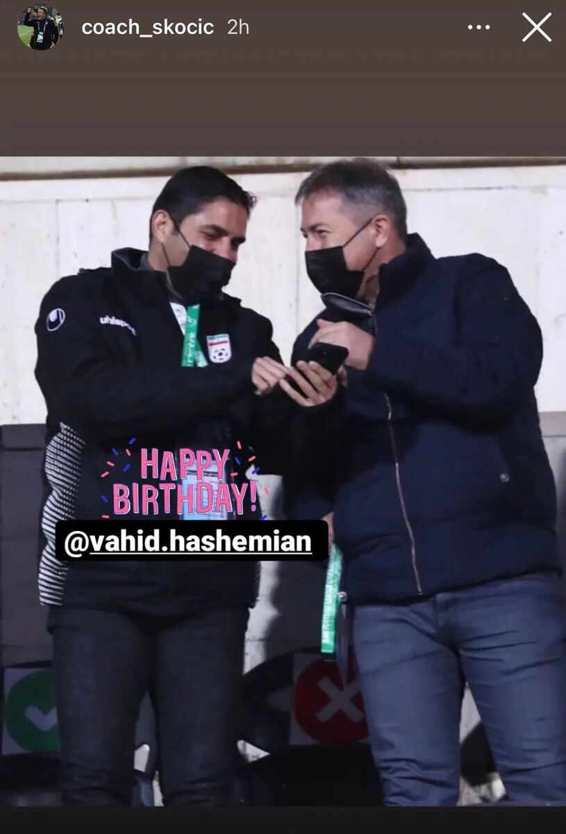 عکس| پیام خاص اسکوچیچ به یک پرسپولیسی