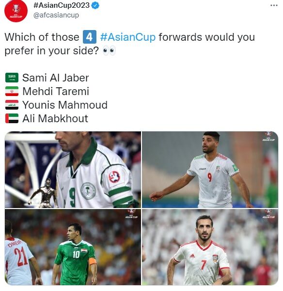 عکس| ستاره تیم ملی ایران جزو ۴ مهاجم برتر آسیا/ رقابت طارمی با رقیب عربستانی علی دایی