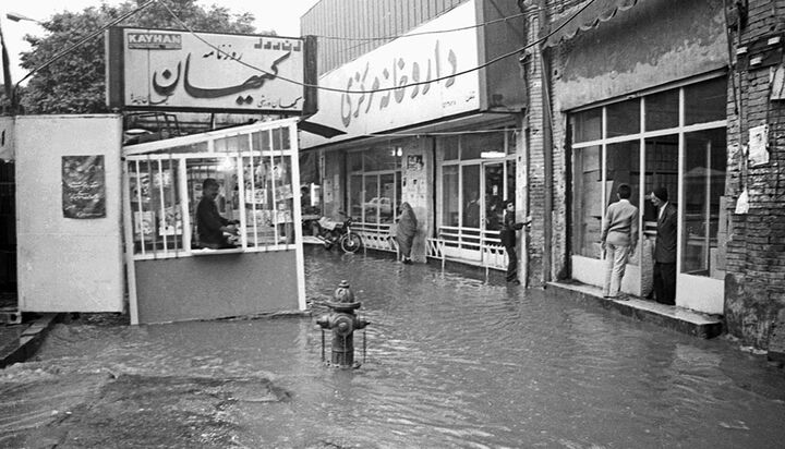 عکسهای ثبتشده از سیلهای سال ۱۳۶۵ در تهران
