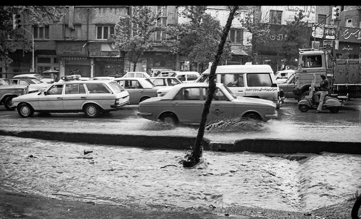 عکسهای ثبتشده از سیلهای سال ۱۳۶۵ در تهران
