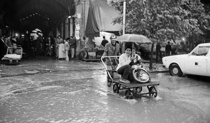 عکسهای ثبتشده از سیلهای سال ۱۳۶۵ در تهران