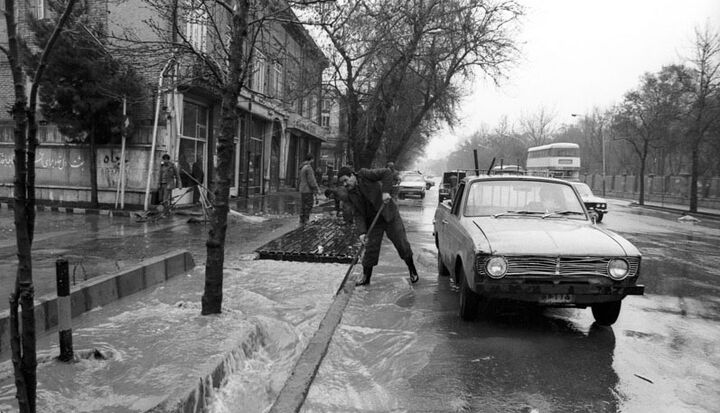 عکسهای ثبتشده از سیلهای سال ۱۳۶۵ در تهران