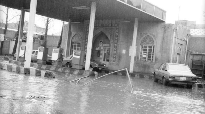 عکسهای ثبتشده از سیلهای سال ۱۳۶۵ در تهران