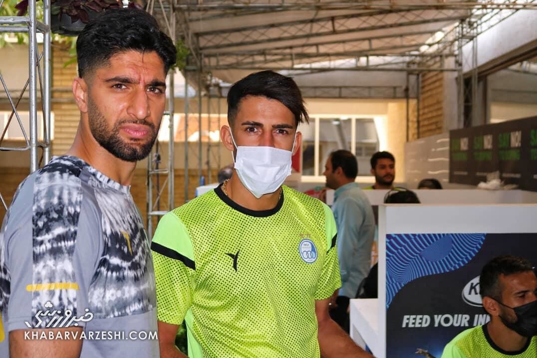 عکس| حضور هافبک خبرساز در تستهای پزشکی استقلال/ معاینه استقلالیها در ایفمارک