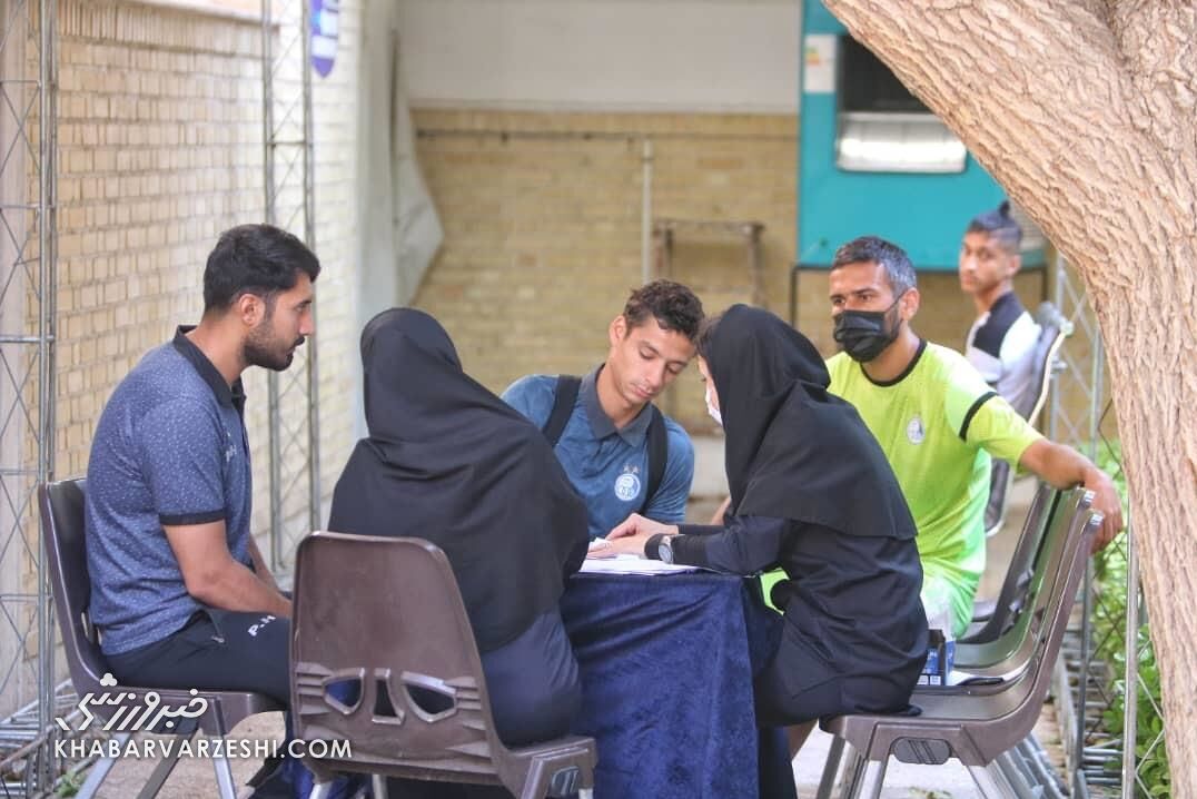 عکس| حضور هافبک خبرساز در تست‌های پزشکی استقلال/ معاینه استقلالی‌ها در ایفمارک