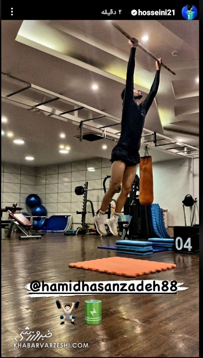 عکس| کاپیتان جدید استقلال آمادگی بدنیاش را به رخ کشید/ بازیکن ملی پوش آماده جام جهانی شد