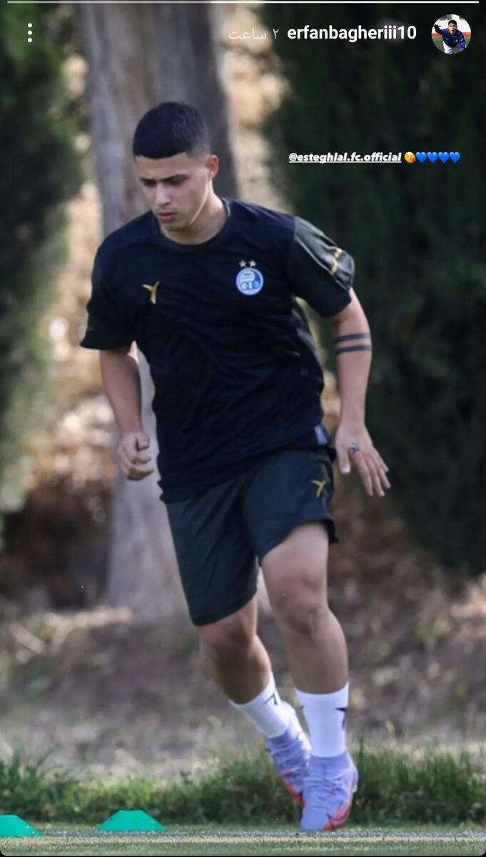 عکس| یاغی استقلال از رفتارش پشیمان شد/ بازیکن مغضوب ساپینتو پرسپولیسی ها را سر کار گذاشت