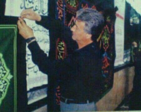 تصاویری از حضور ناصر حجازی در مراسم عزاداری محرم