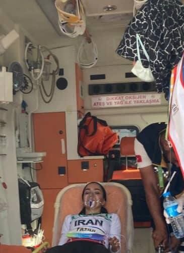 عکس| شرایط عجیب فرزانه فصیحی در آستانه فینال/ دونده ایرانی اجازه مسابقه پیدا میکند؟