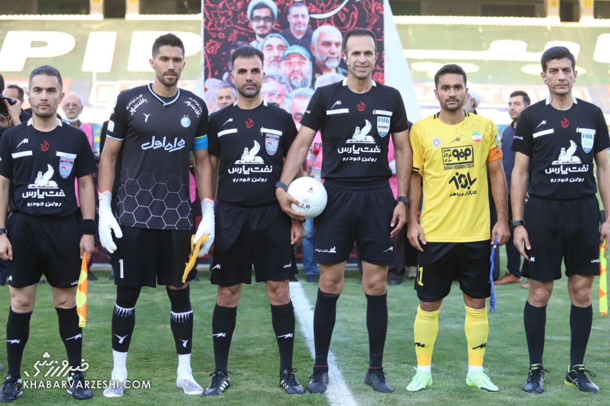 لجبازی تلویزیون با باشگاه استقلال/ تصاویر غیر عادی مسابقه استقلال - سپاهان!