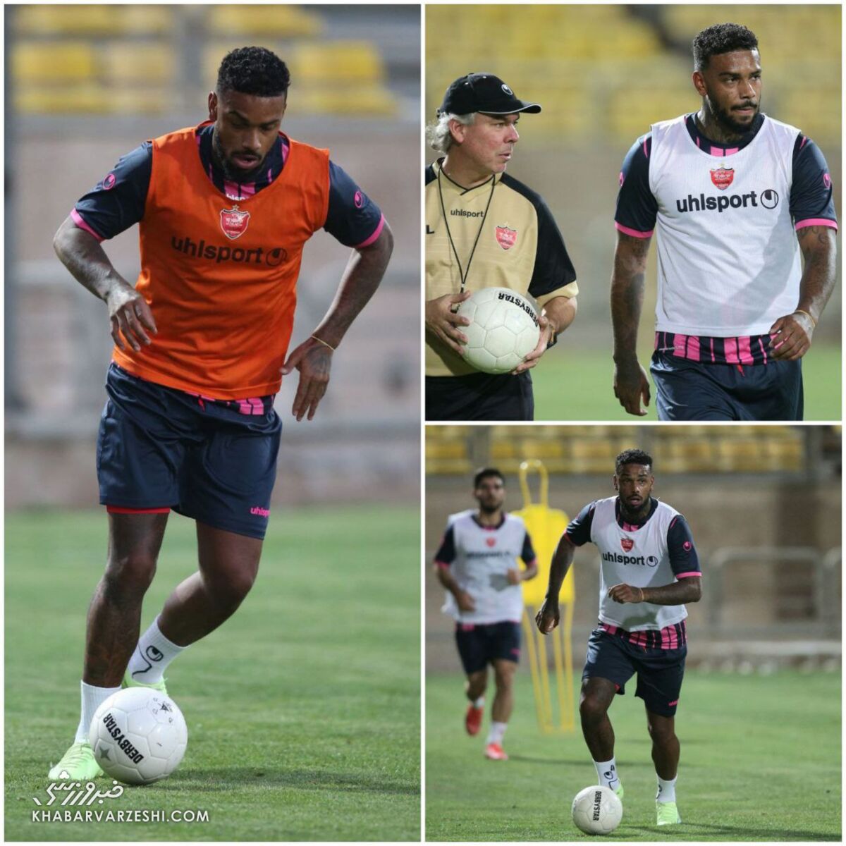 عکس| اولین تمرین گروهی لوکادیا در پرسپولیس/ میهمان ویژه در تمرینات سرخ ها
