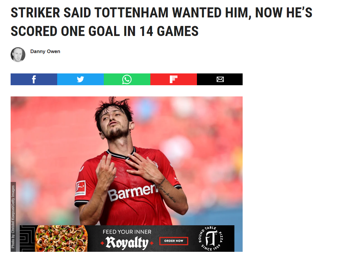 عکس| انتقاد تند رسانه انگلیسی از آزمون/ سردار رقیب هریکین می شد؟