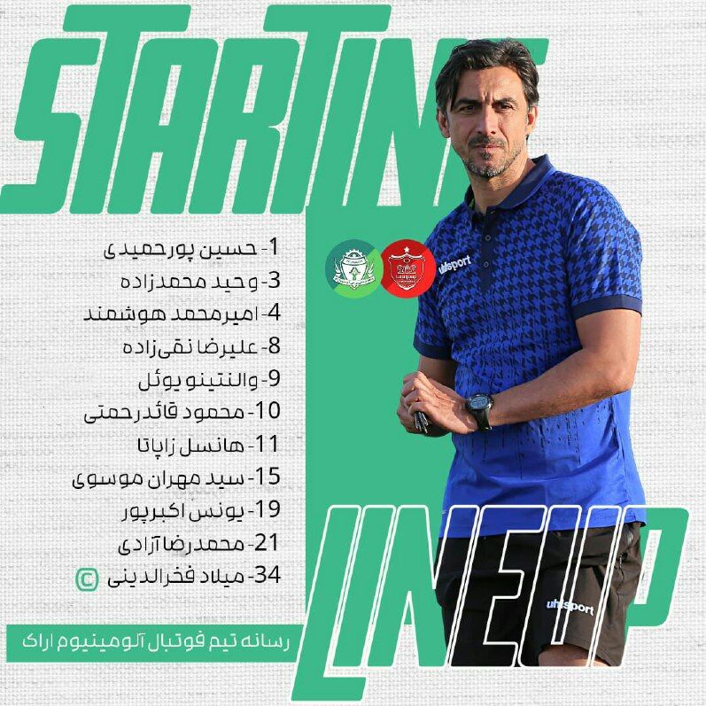 عکس | ترکیب آلومینیوم برای رویارویی با پرسپولیس/ رحمتی خارجیها را به خط کرد