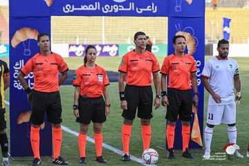 اولین قضاوت یک داور زن در فوتبال مصر
