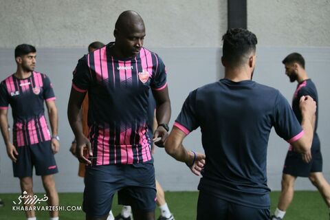 شیخ دیاباته؛ تمرین پرسپولیس در سالن (11 شهریور 1401)