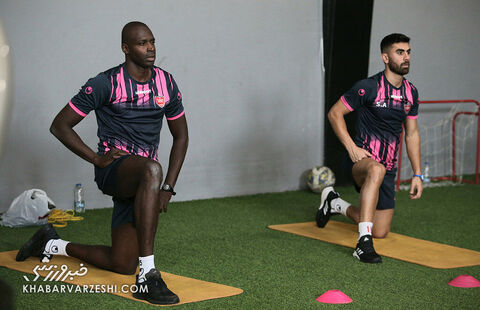 شیخ دیاباته؛ تمرین پرسپولیس در سالن (11 شهریور 1401)