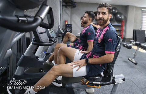 فرشاد فرجی؛ تمرین پرسپولیس در سالن (11 شهریور 1401)