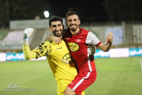سعید صادقی و علیرضا بیرانوند؛ هوادار - پرسپولیس