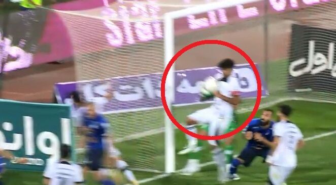 ببینید| صحنه مشکوک به پنالتی برای استقلال مقابل پیکان