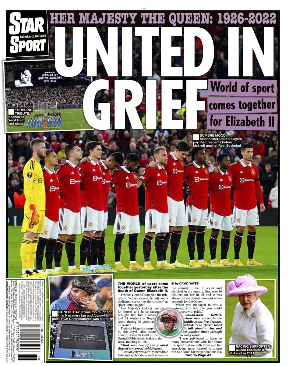 ورزش و فوتبال با درگذشت ملکه از حرکت ایستاد
