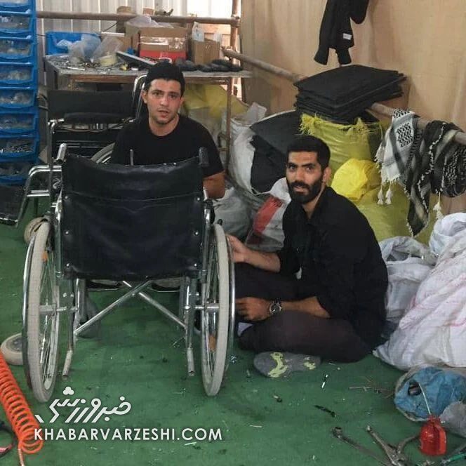 عکس| خدمت ستاره سابق پرسپولیس به زوار اربعین