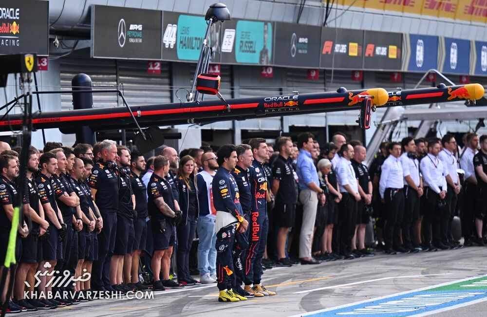 ادای احترام به ملکه الیزابت به روش فرمول یک/ تصاویری از علامتگذاری جالب خودروها