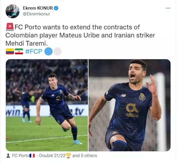 عکس | افشای تصمیم جدید پورتو برای آینده طارمی/ باشگاه پرتغالی اقدام کرد!