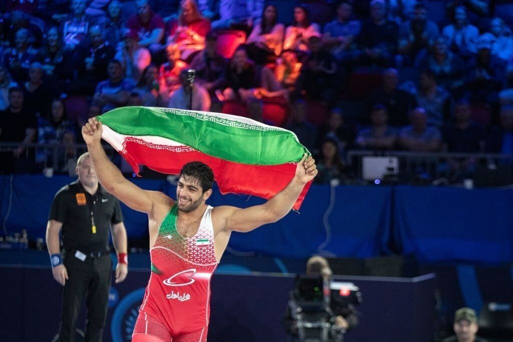 صید طلایی پادشاه کشتی ایران در ریاض/ قهرمانی مقتدرانه محمدهادی ساروی صید طلایی پادشاه کشتی ایران در ریاض/ قهرمانی مقتدرانه محمدهادی ساروی