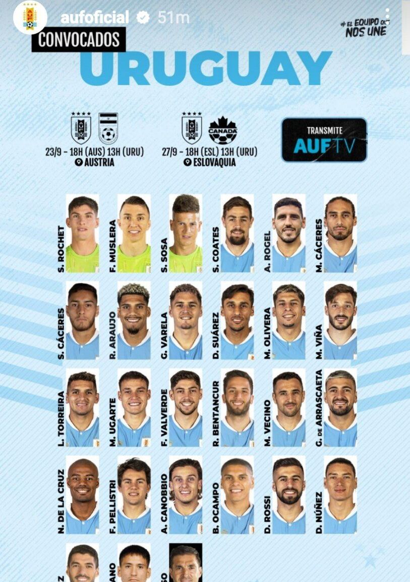 عکس | ستارگان رئال، بارسلونا و لیورپول مقابل شاگردان کیروش/ لیست تیم ملی اروگوئه برای بازی با ایران اعلام شد