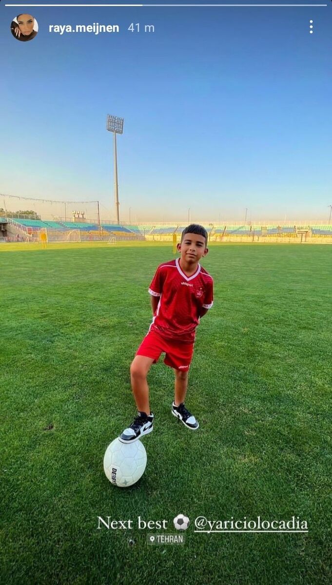 عکس| رونمایی همسر یورگن لوکادیا از پرسپولیسی جدید!