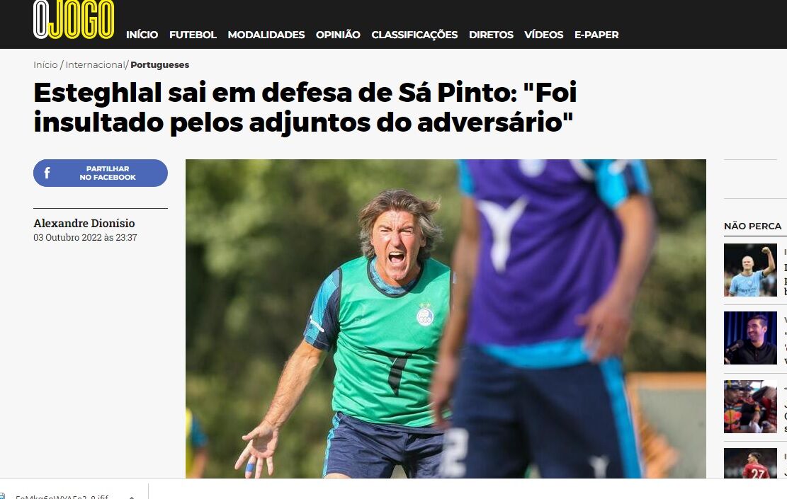 عکس| حمایت استقلال از ساپینتو سوژه پرتغالیها/ سرپرست از سرمربی دفاع کرد