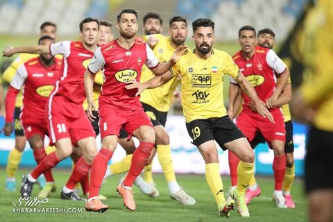 امید نورافکن و مرتضی پورعلیگنجی؛ سپاهان - پرسپولیس